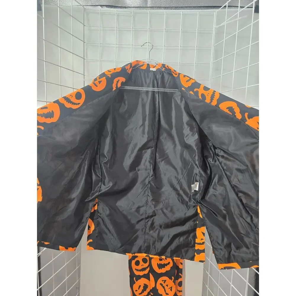 Spirit Xl Pumpkin Jack-a-lantern Suit Jacket & Pants - Picture 4 of 13